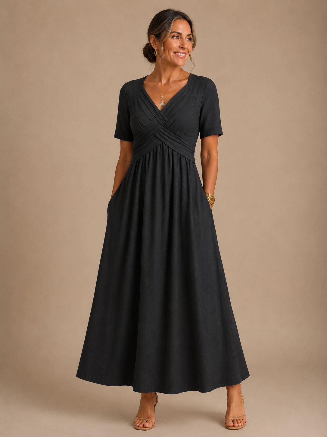 Angeli | Abito midi elegante
