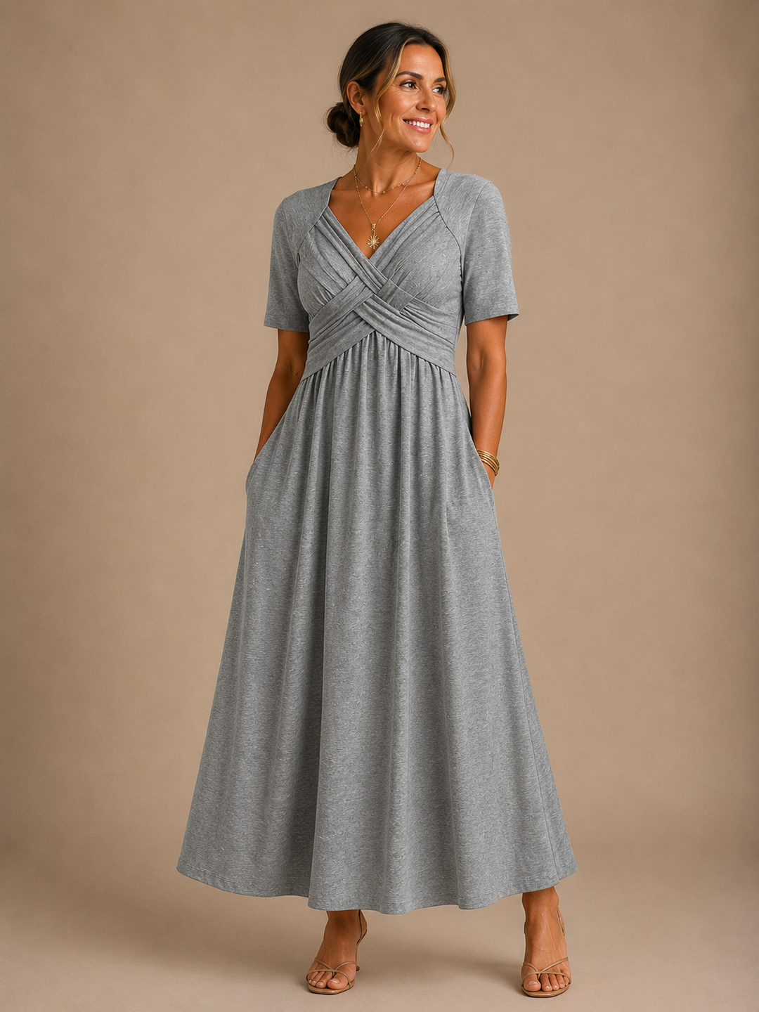 Angeli |  Elegant Midi Dress