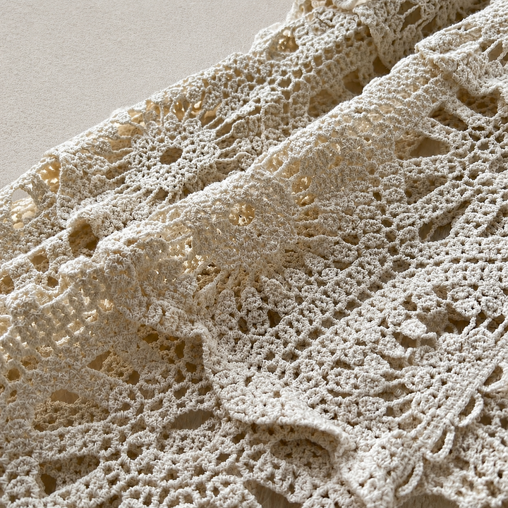 Cardigan all'uncinetto Mae