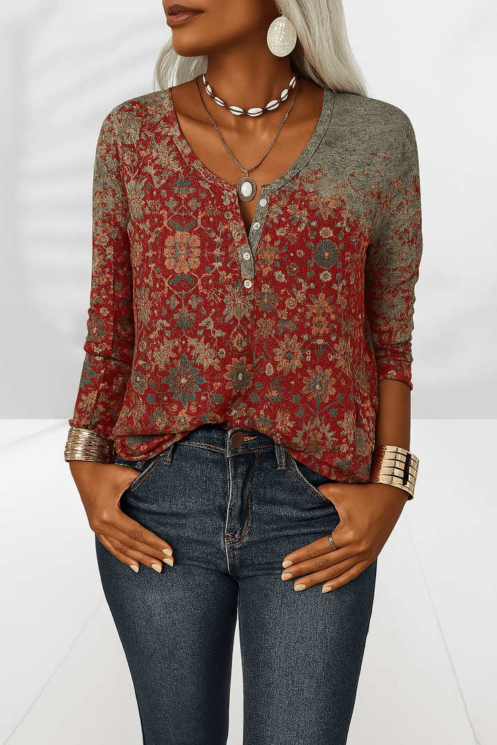 Alina | Blusa boho elegante