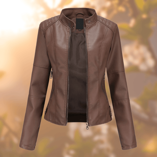 Amora | Giacca in pelle elegante