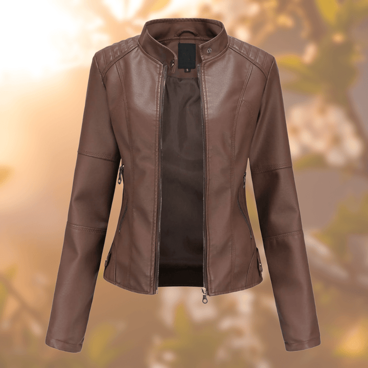 Amora | Giacca in pelle elegante