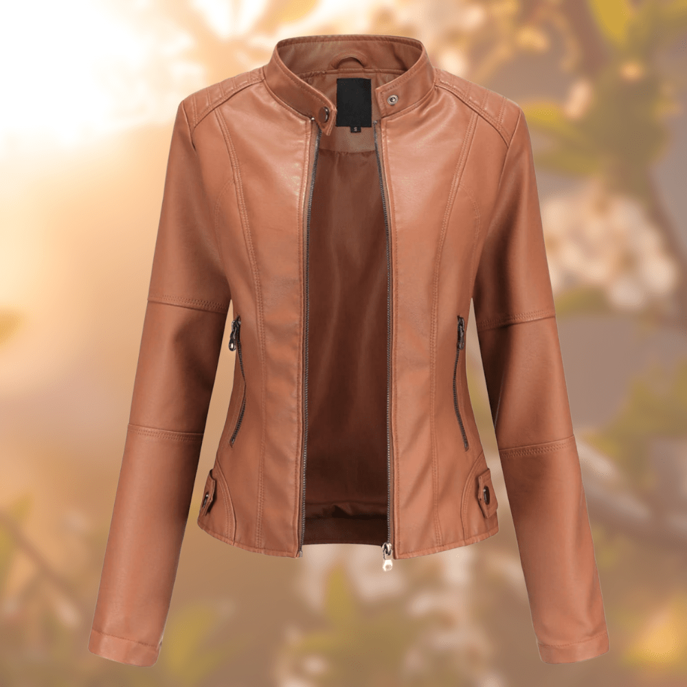 Amora | Giacca in pelle elegante