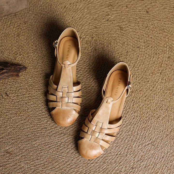 Solene - Ballerine ortopediche in pelle