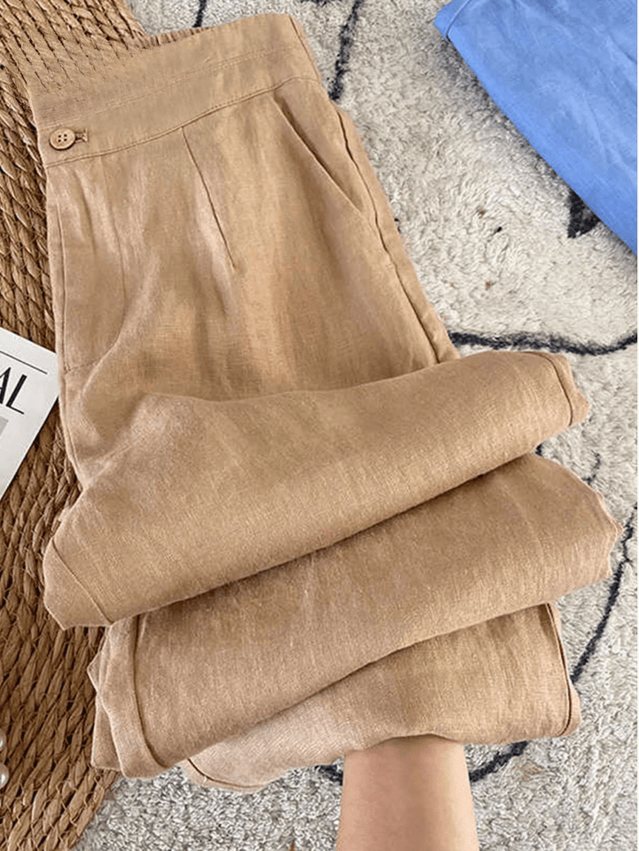 Maia | Pantaloni heritage in lino