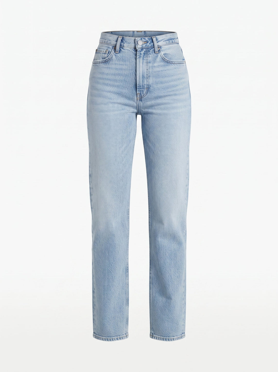Jeans dritti a vita alta da donna