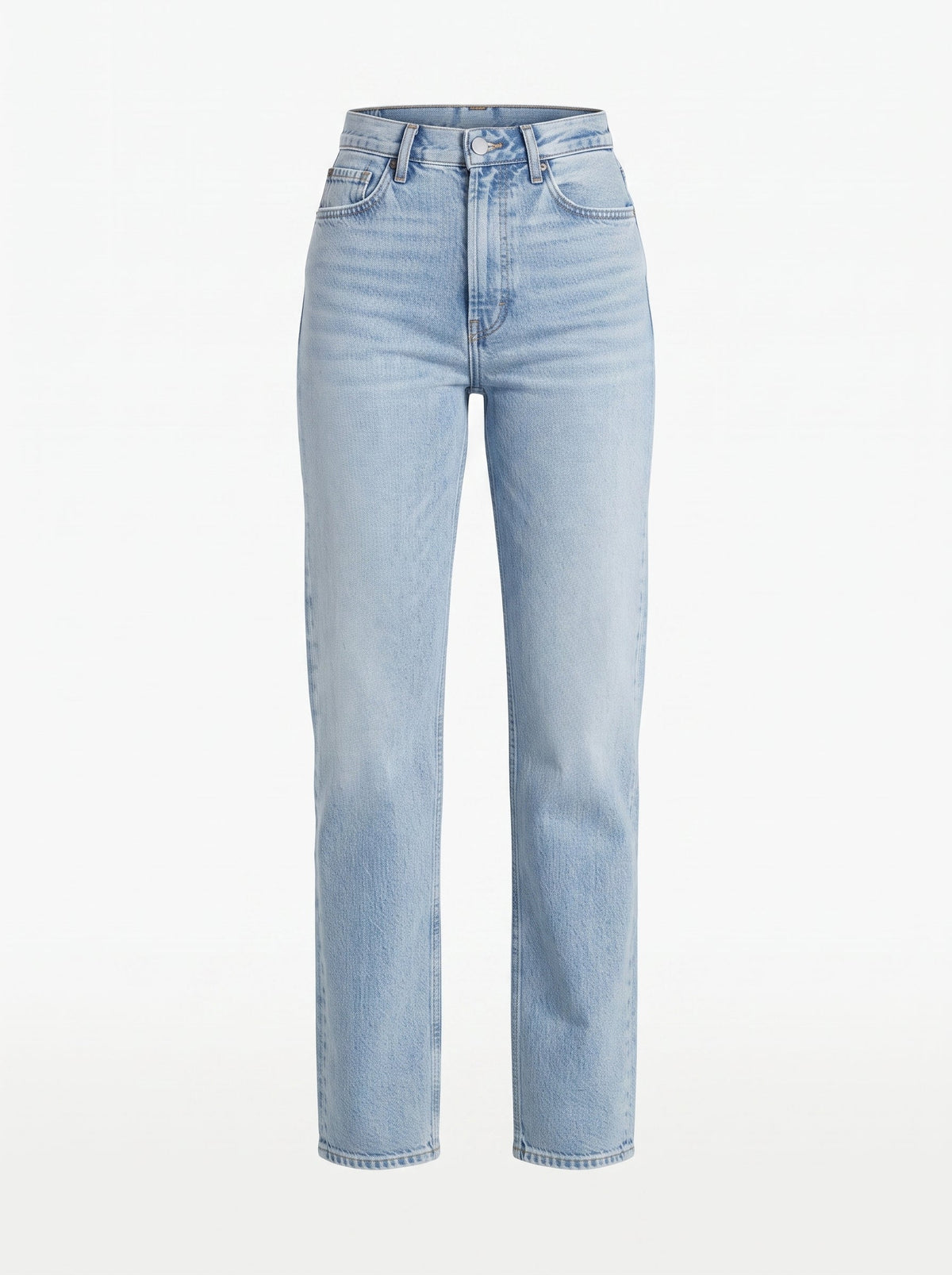 Jeans dritti a vita alta da donna