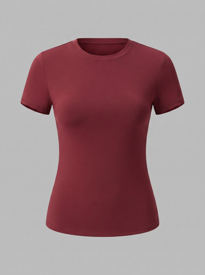Women's Fitted Crew Neck T-Shirt