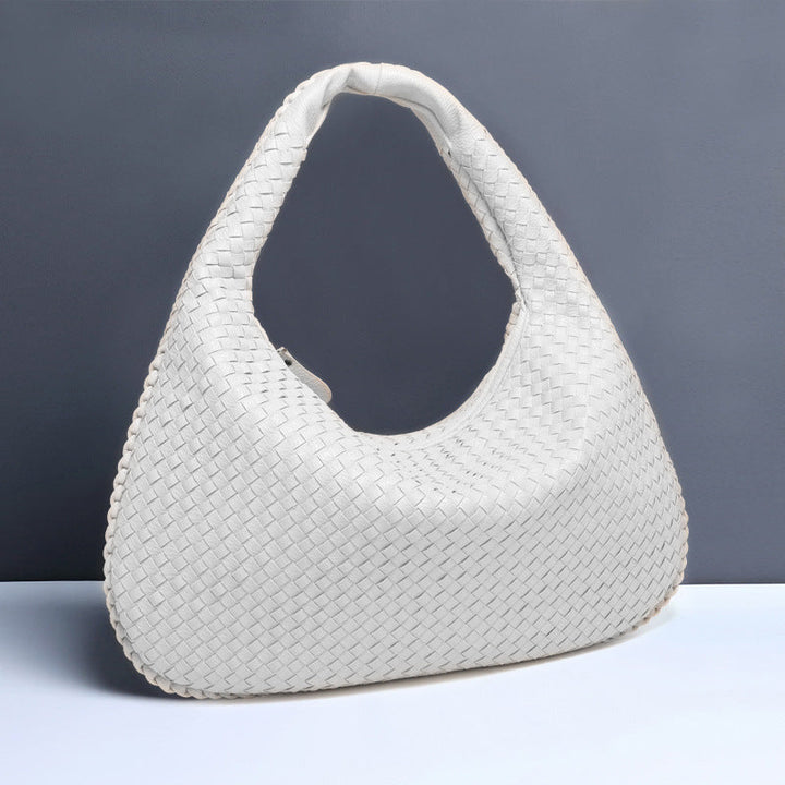 Woven Hobo Shoulder Bag
