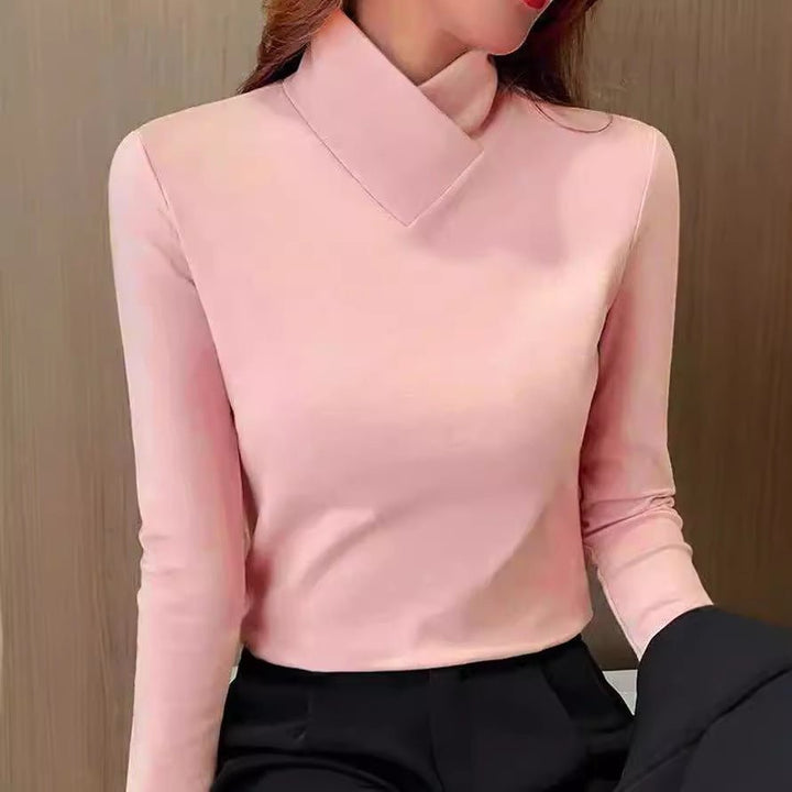 Liora | T-shirt collo alto chic
