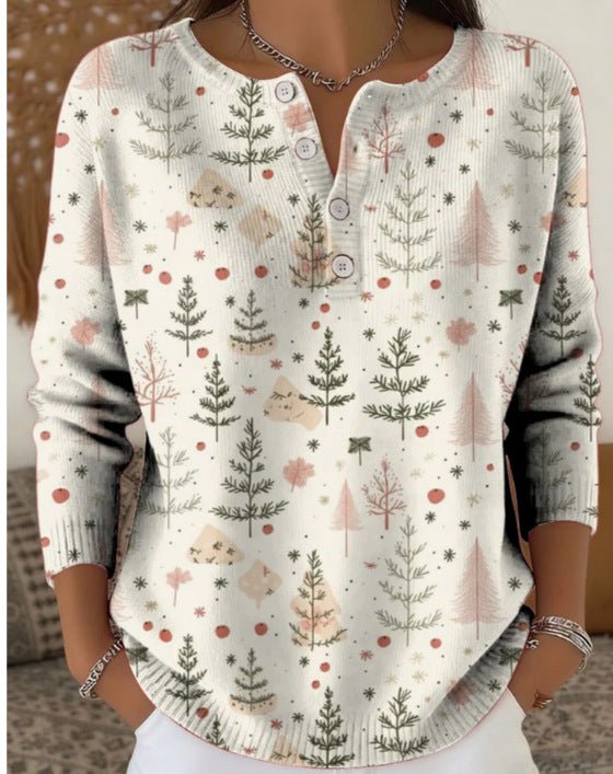 Lidia | Maglia Natalizia Morbida con Albero