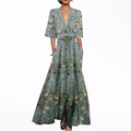 Alma | Abito Lungo Elegante con Fiori