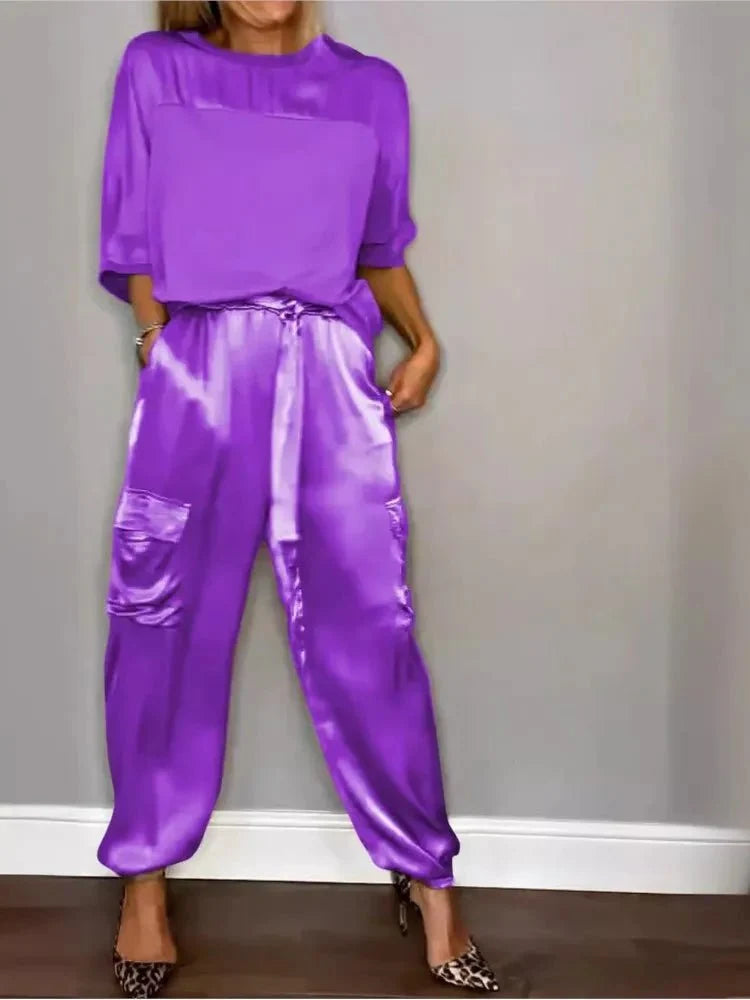Evelina | eleganza satinata casual