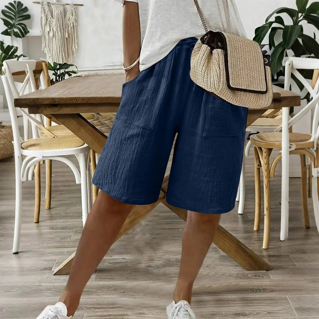 Sienna | Shorts in cotone e lino