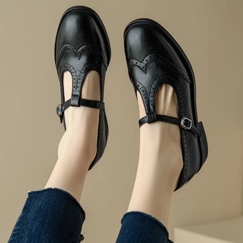 Sarah | Eleganti Mary Jane con cinturino a T