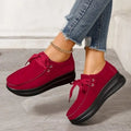 Tonja | Scarpe in Camoscio con Lacci