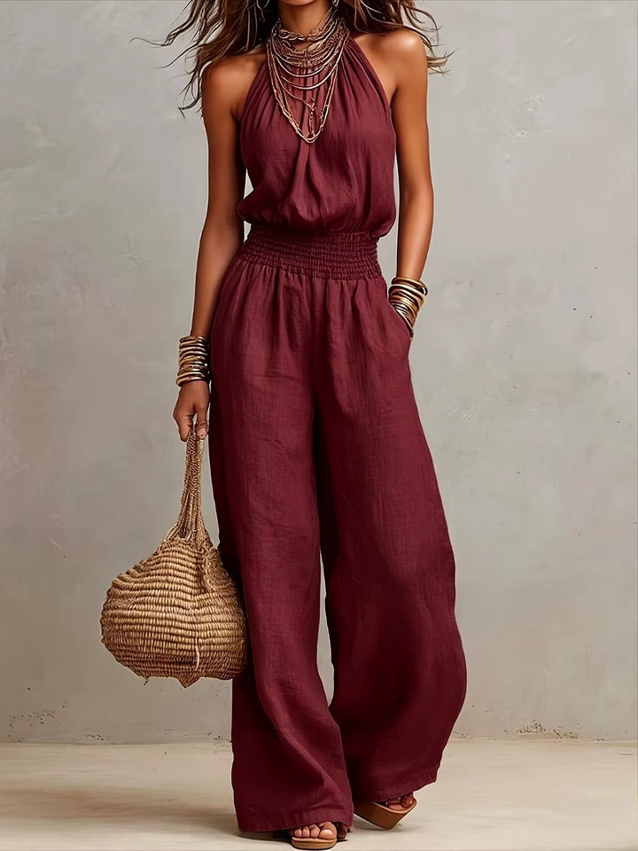 Valeria | Tuta Elegante con Halter