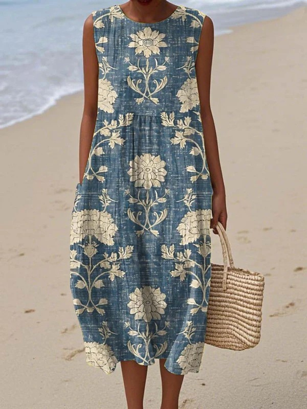 Belle | Abito midi in stile boho