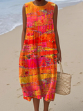 Faye | Abito midi Sunset
