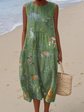Speranza | Abito midi Woodland