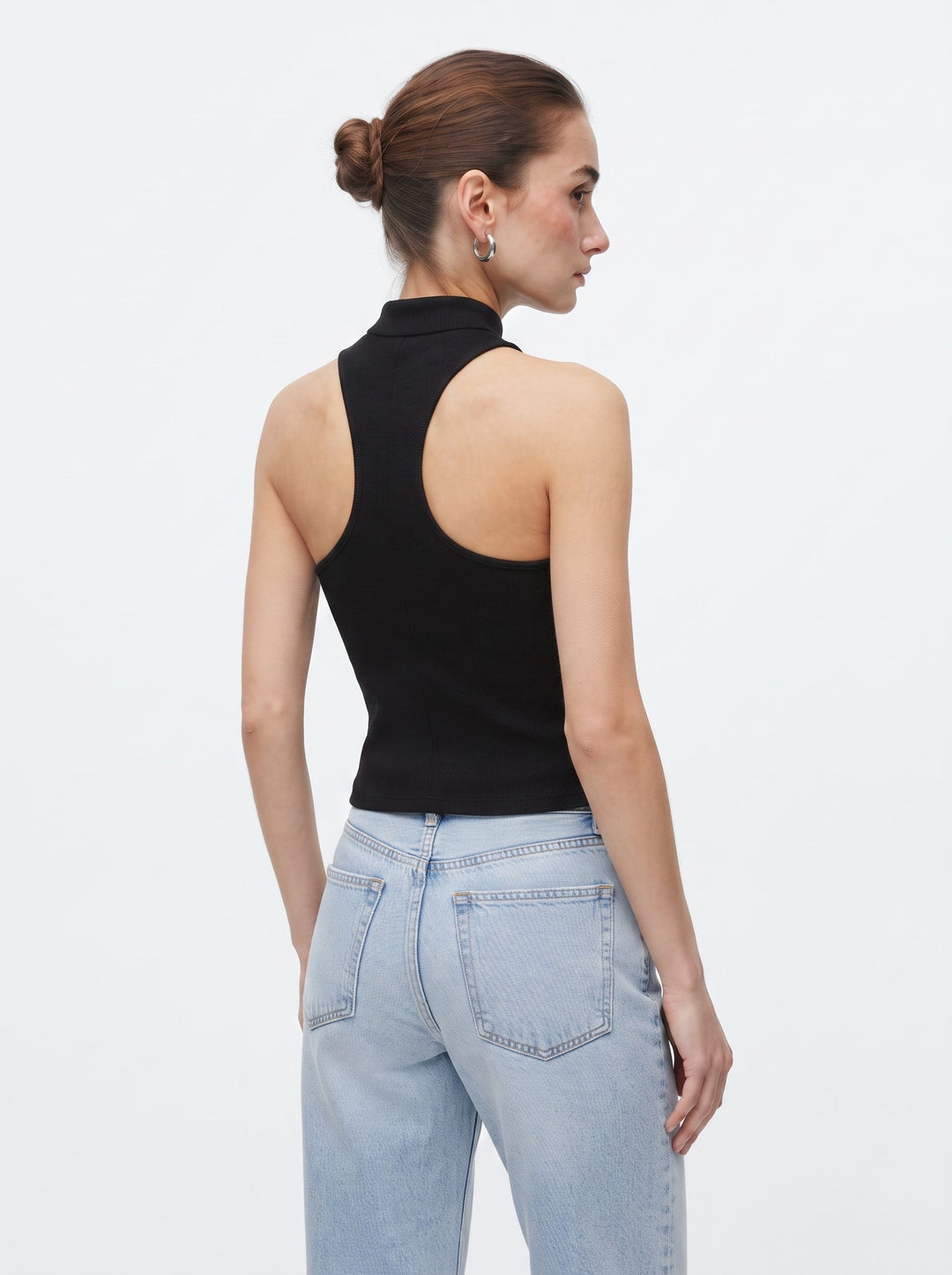 Women's Strapless Choker Tube Top
