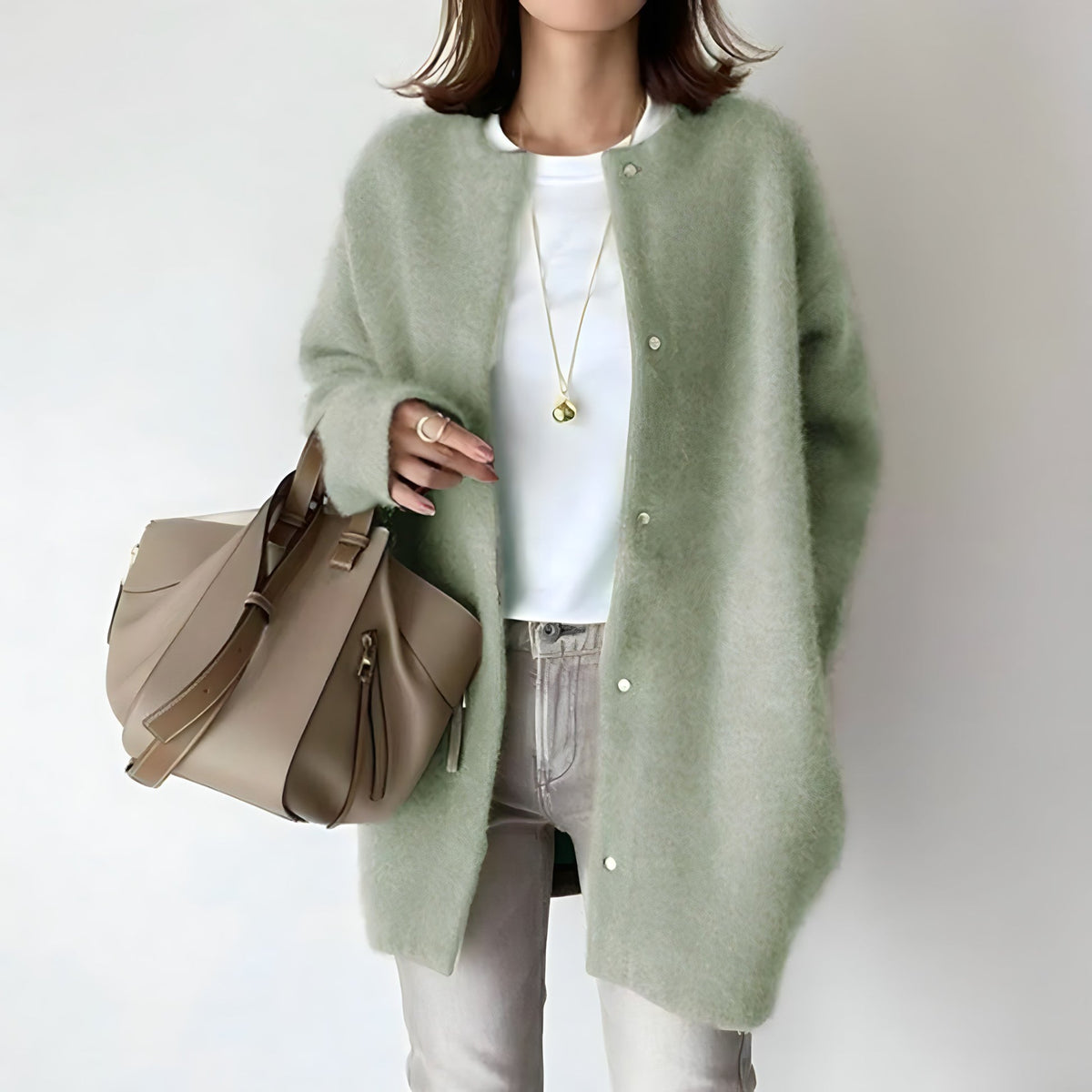 Whitney | cardigan elegante con bottoni