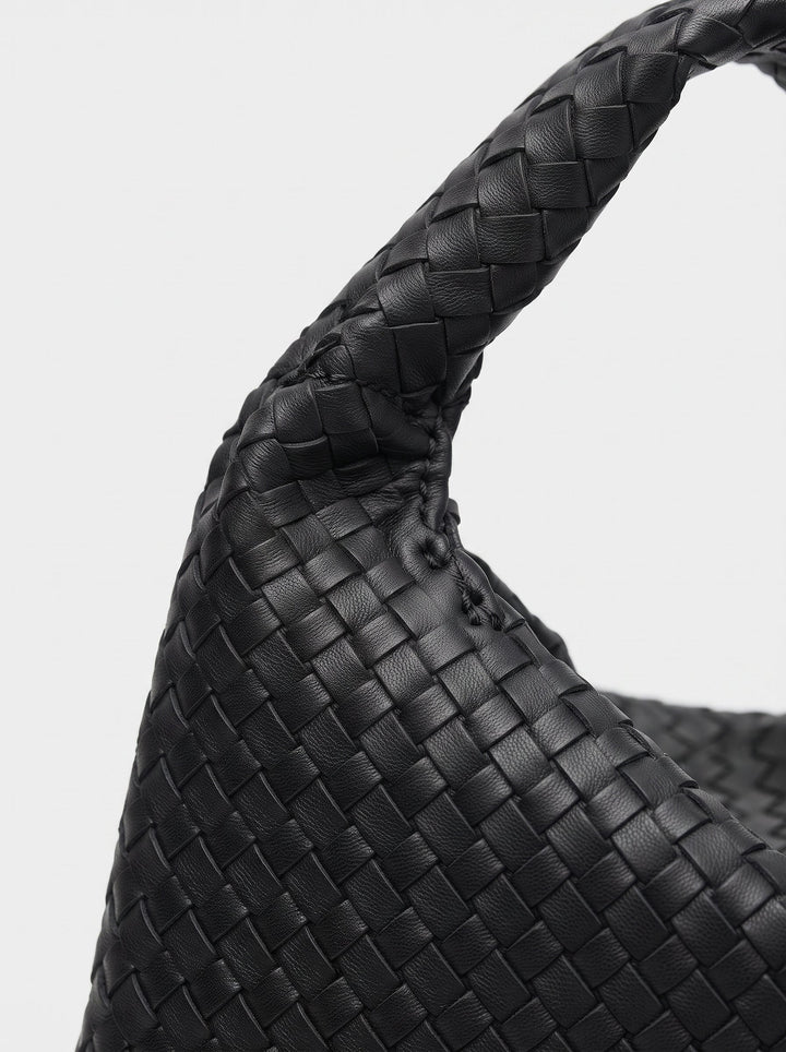 Woven Hobo Shoulder Bag