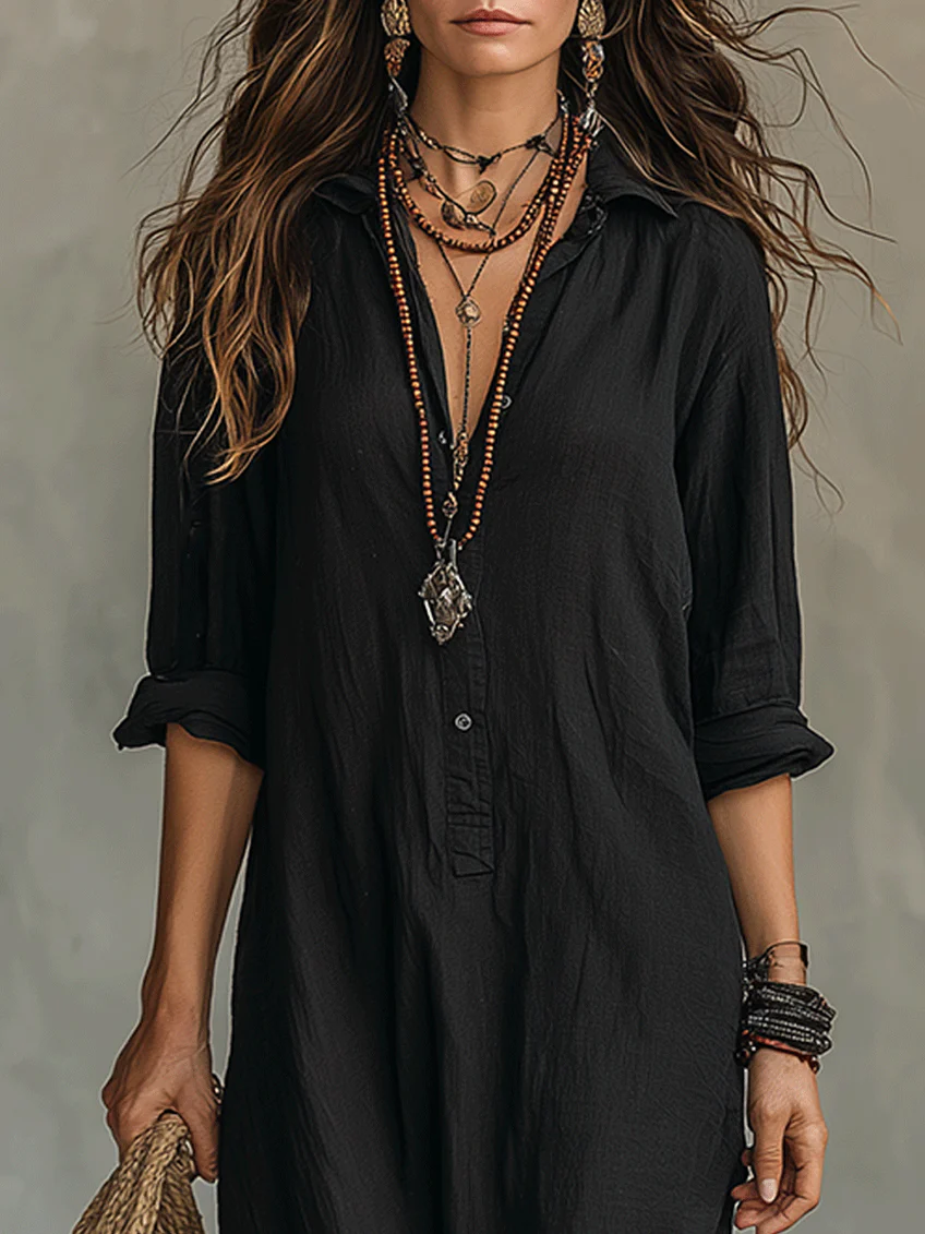 Alessia | Elegante abito a camicia