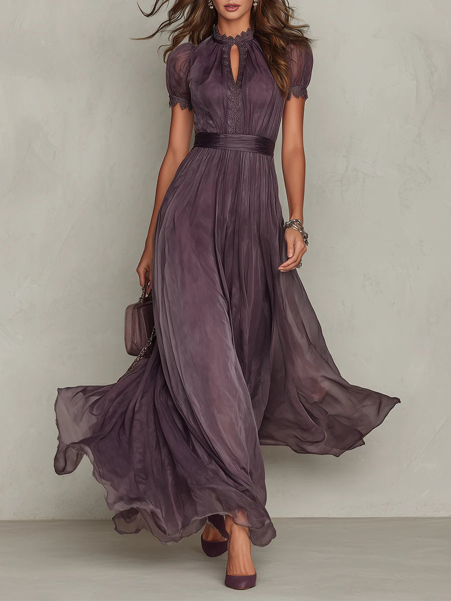 Ashley | Abito lungo in chiffon vintage