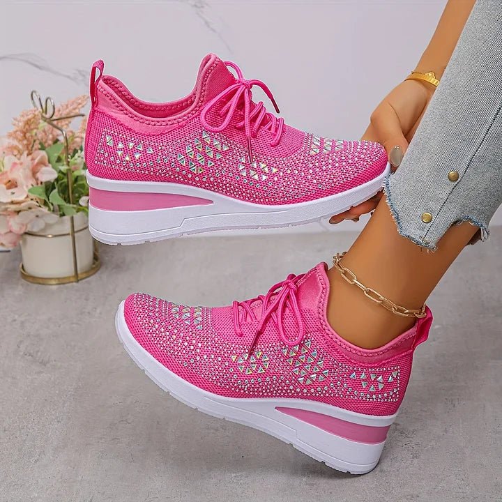 Isabelle | Scarpe ortopediche decorate con strass
