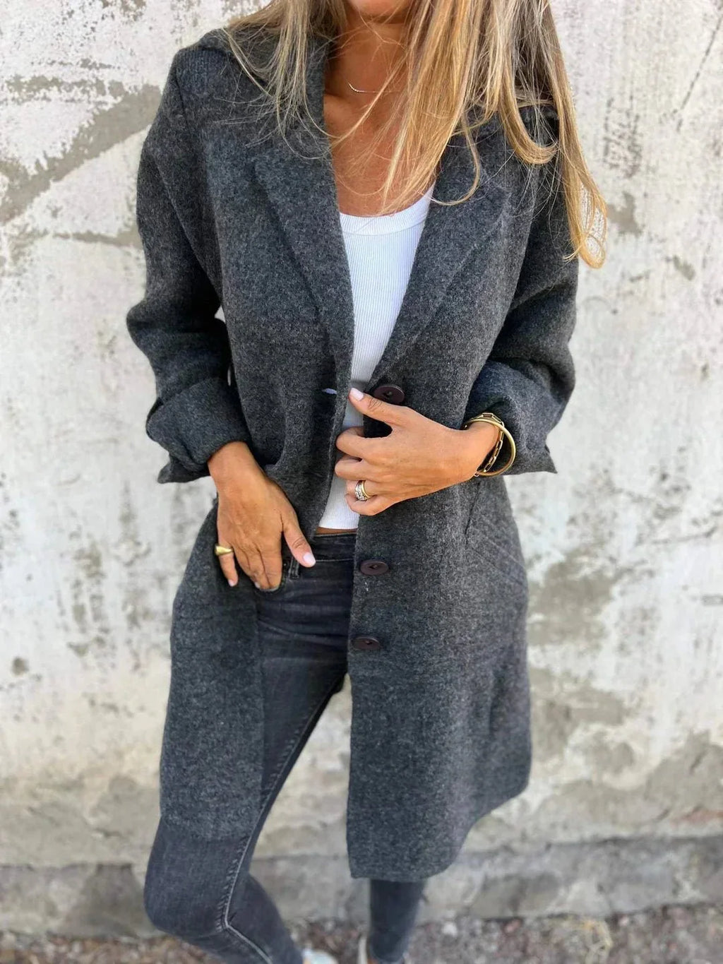 Audrey | Cappotto chic minimalista