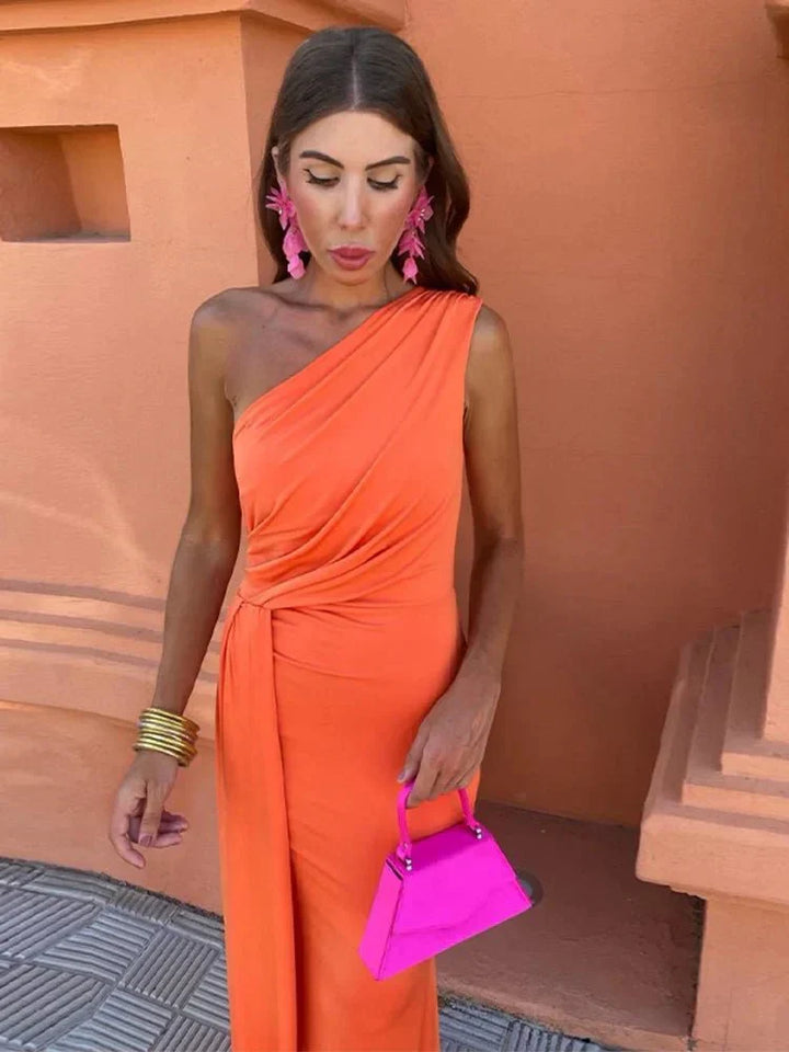 Lia | Abito elegante con bottone