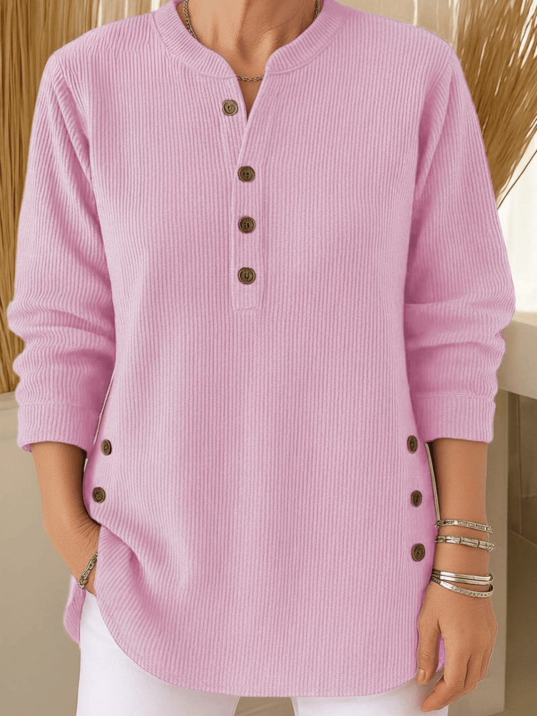 Laura | Maglia Morbida a Maniche Lunghe in Tricot