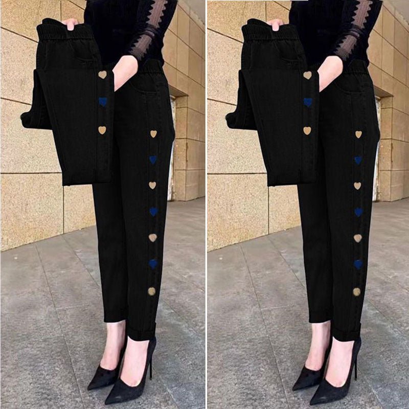 Soraya | Jeans elasticizzati con ricamo
