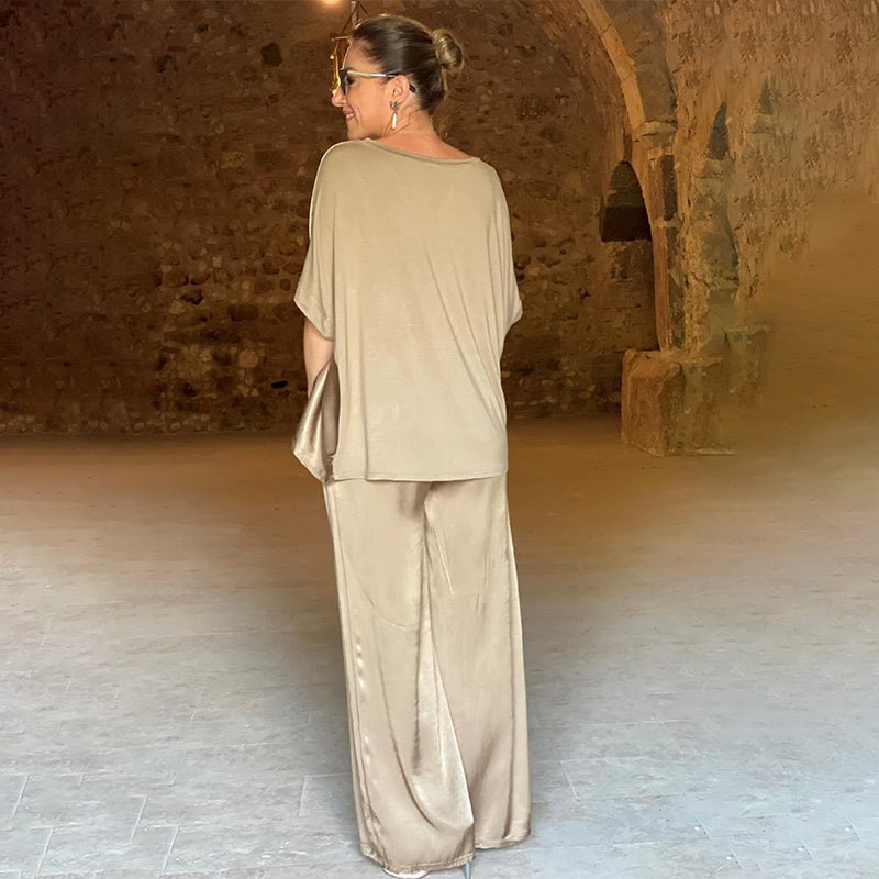 Pauline | Completo in raso lucido